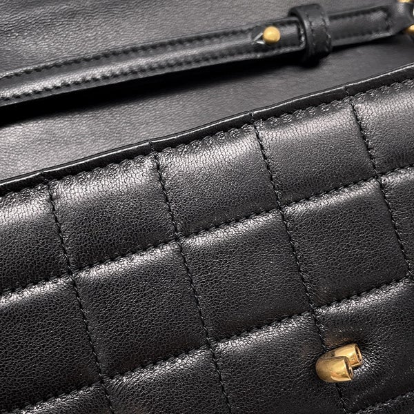 サンローランパリ チェーンウォレット LE MAILLON WALLET ラムスキン 738109 SAINT LAURENT PARIS 財布 黒