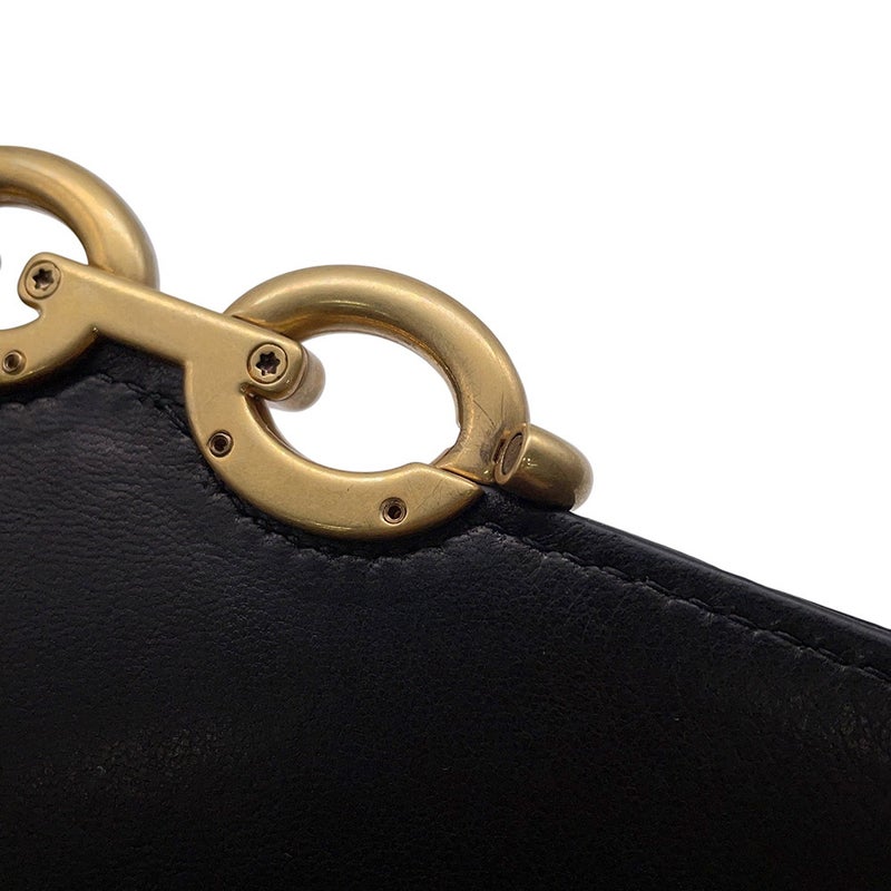 サンローランパリ チェーンウォレット LE MAILLON WALLET ラムスキン 738109 SAINT LAURENT PARIS 財布 黒
