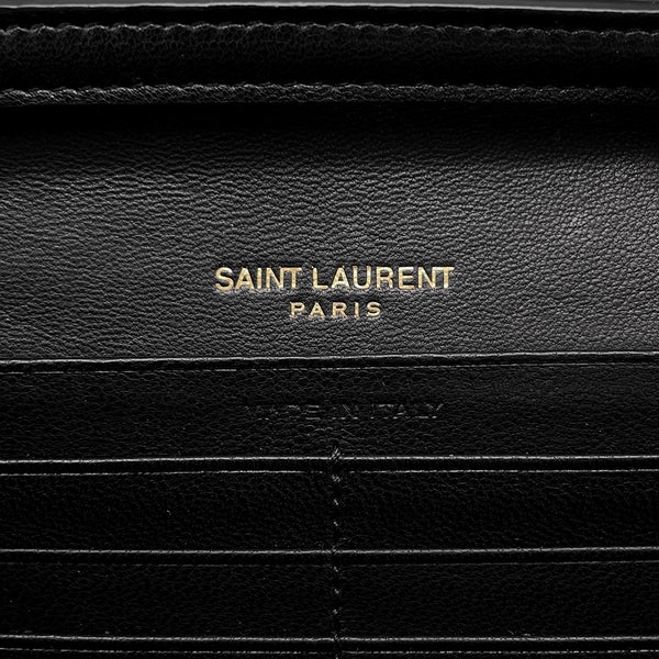 サンローランパリ チェーンウォレット LE MAILLON WALLET ラムスキン 738109 SAINT LAURENT PARIS 財布 黒