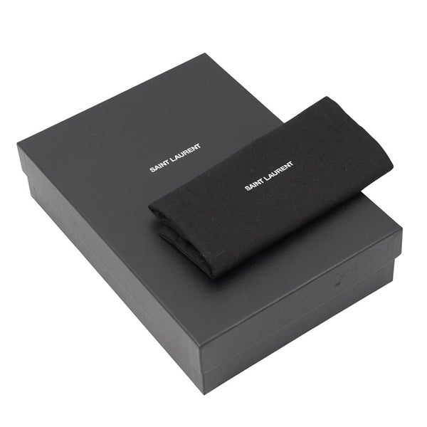 サンローランパリ チェーンウォレット LE MAILLON WALLET ラムスキン 738109 SAINT LAURENT PARIS 財布 黒