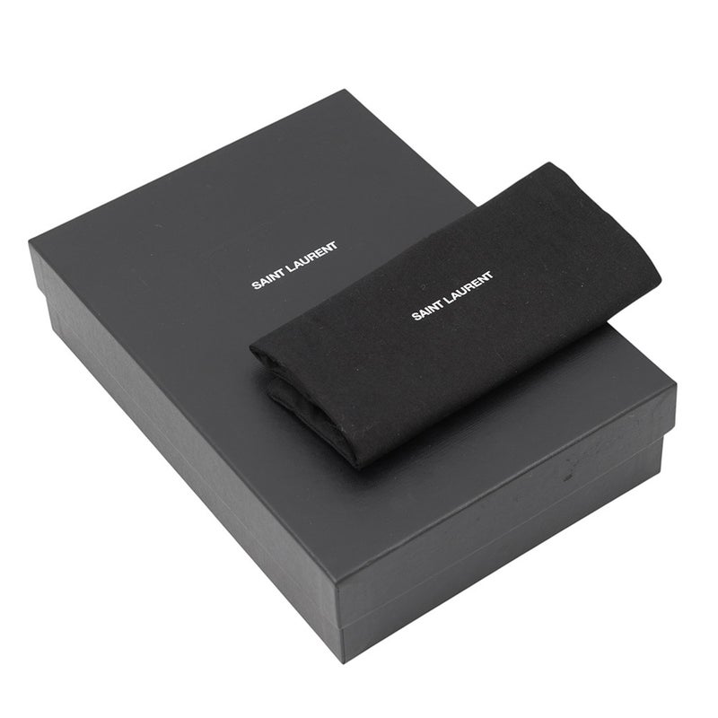 サンローランパリ チェーンウォレット LE MAILLON WALLET ラムスキン 738109 SAINT LAURENT PARIS 財布 黒