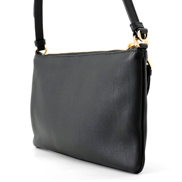 プラダ ショルダーバッグ トライアングルロゴ レザー 1BC238 PRADA バッグ 黒