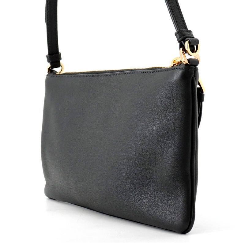 プラダ ショルダーバッグ トライアングルロゴ レザー 1BC238 PRADA バッグ 黒