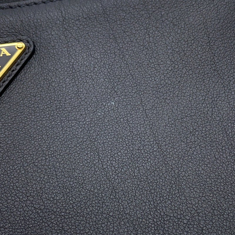 プラダ ショルダーバッグ トライアングルロゴ レザー 1BC238 PRADA バッグ 黒