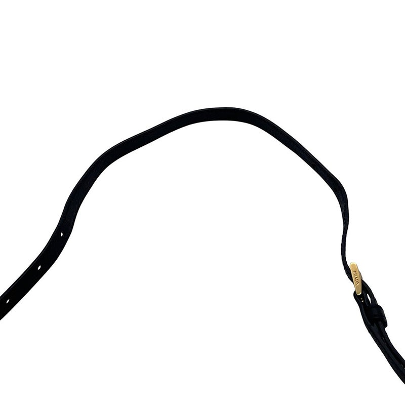 プラダ ショルダーバッグ トライアングルロゴ レザー 1BC238 PRADA バッグ 黒