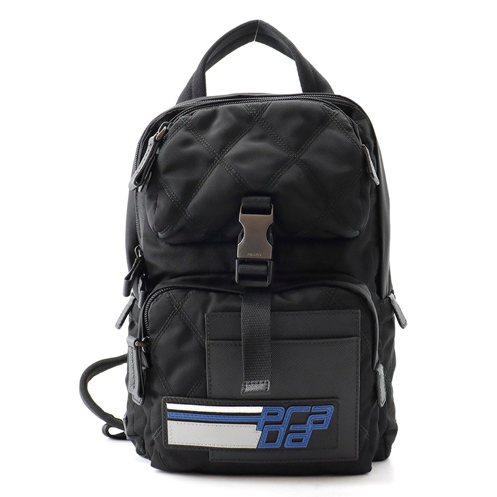 プラダ ワンショルダー バックパック ナイロン 2VZ013 PRADA バッグ バックパック メンズ ボディバッグ 黒 プラダ ワンショルダー バックパック ナイロン 2VZ013 PRADA バッグ