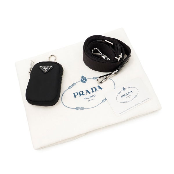 プラダ ハンドバッグ スモール パデッドRe-Nylon トートバッグ ナイロン 1BG373 PRADA 2wayショルダー 黒