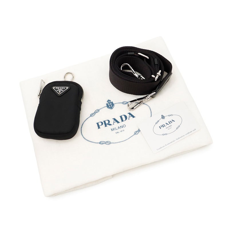 プラダ ハンドバッグ スモール パデッドRe-Nylon トートバッグ ナイロン 1BG373 PRADA 2wayショルダー 黒