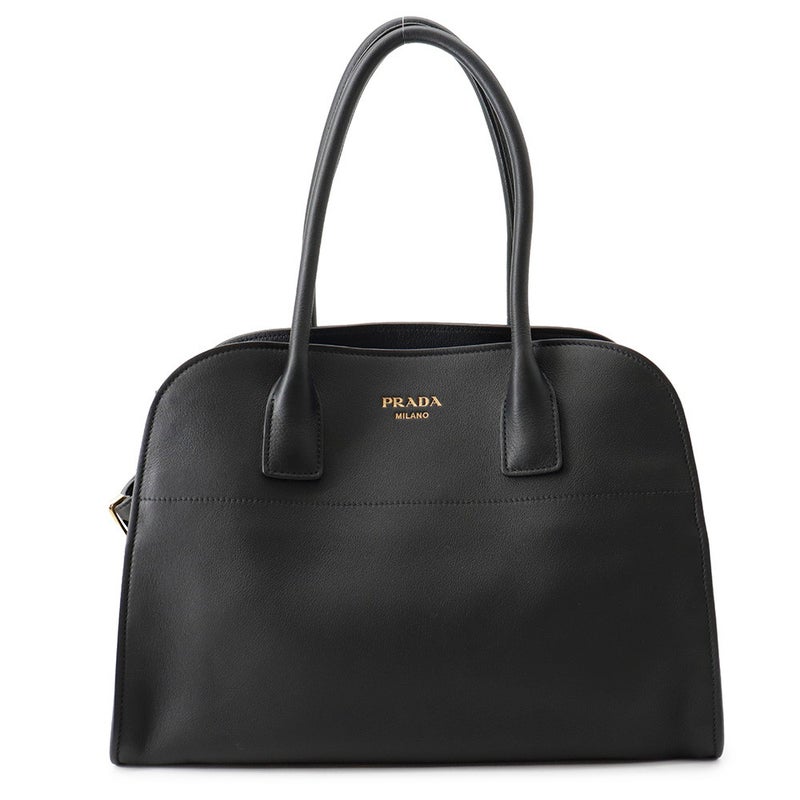 プラダ トートバッグ ロゴ トートバッグ レザー 1BG517 PRADA バッグ 黒