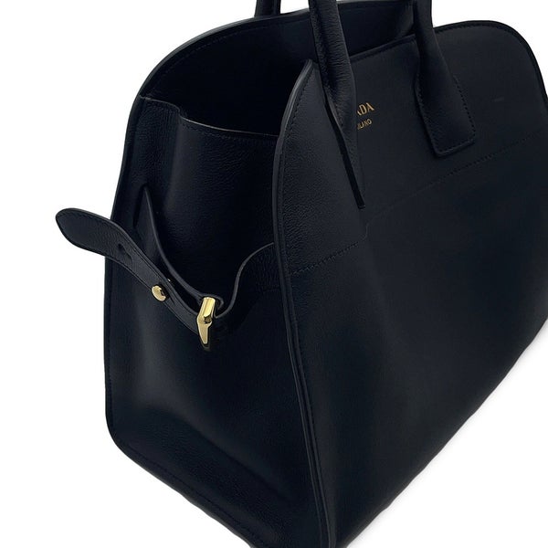 プラダ トートバッグ ロゴ トートバッグ レザー 1BG517 PRADA バッグ 黒
