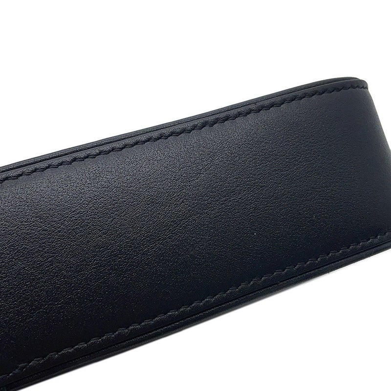 セリーヌ ショルダーバッグ ロゴ ミディアム メッセンジャーバッグ レザー 194503DOT CELINE 黒