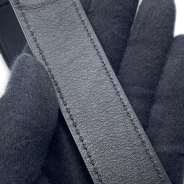 セリーヌ ショルダーバッグ ロゴ ミディアム メッセンジャーバッグ レザー 194503DOT CELINE 黒