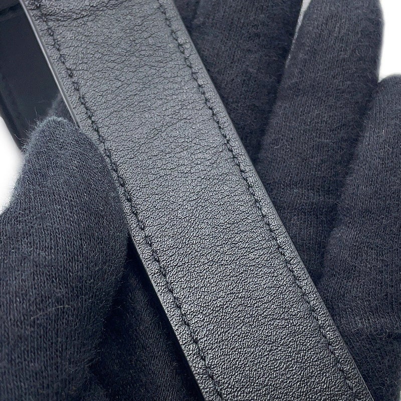 セリーヌ ショルダーバッグ ロゴ ミディアム メッセンジャーバッグ レザー 194503DOT CELINE 黒
