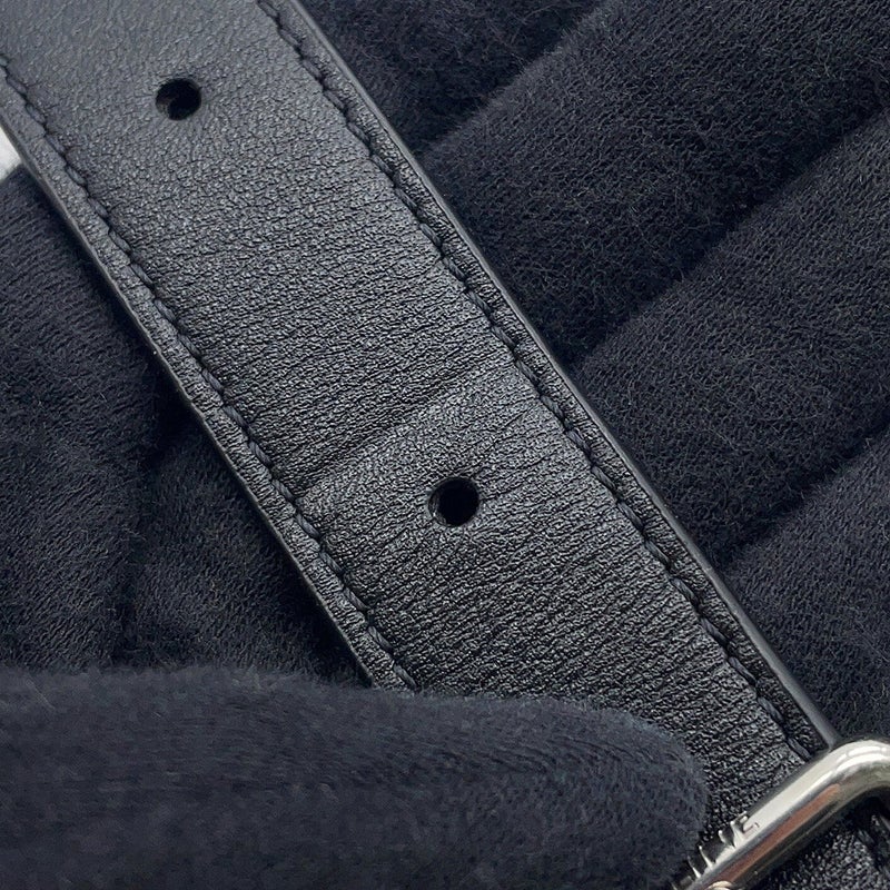 セリーヌ ショルダーバッグ ロゴ ミディアム メッセンジャーバッグ レザー 194503DOT CELINE 黒