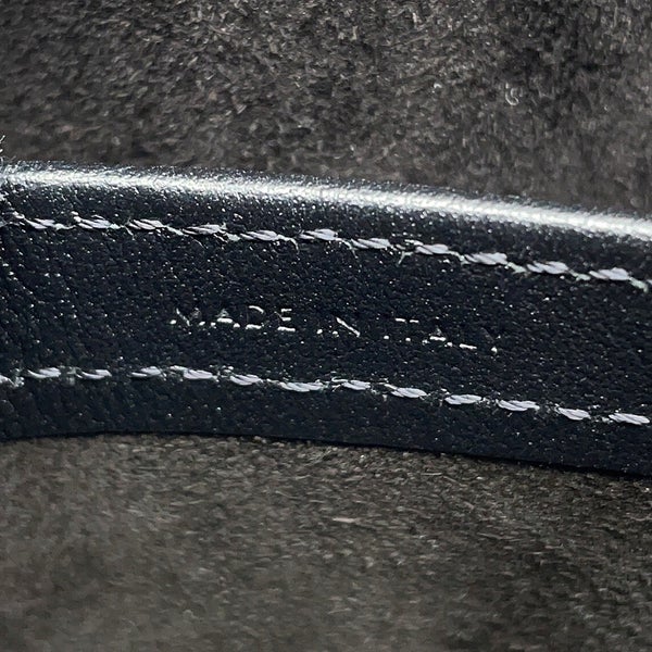 セリーヌ ショルダーバッグ ロゴ ミディアム メッセンジャーバッグ レザー 194503DOT CELINE 黒