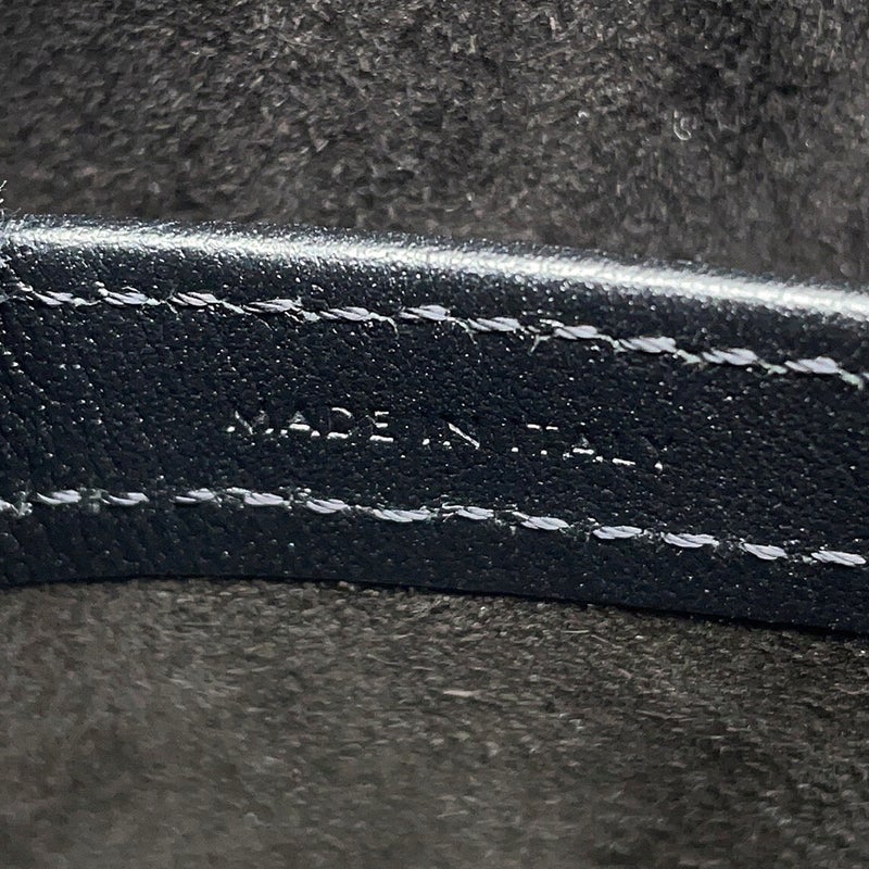 セリーヌ ショルダーバッグ ロゴ ミディアム メッセンジャーバッグ レザー 194503DOT CELINE 黒