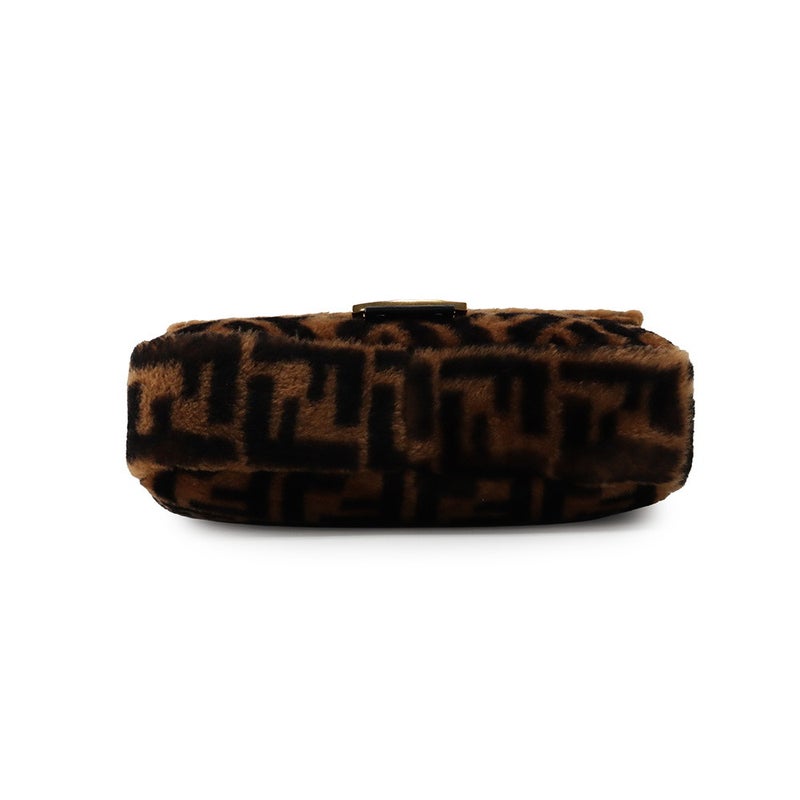 フェンディ ハンドバッグ ズッカ柄 バケット ファー/レザー 8BR600 FENDI バッグ ワンショルダー