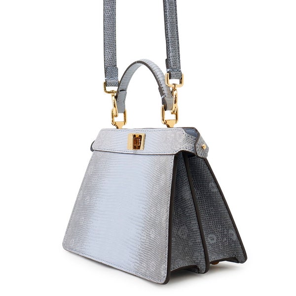 フェンディ ハンドバッグ ピーカブー アイシーユー ISeeU プチ リザード 8BN335 FENDI 2way