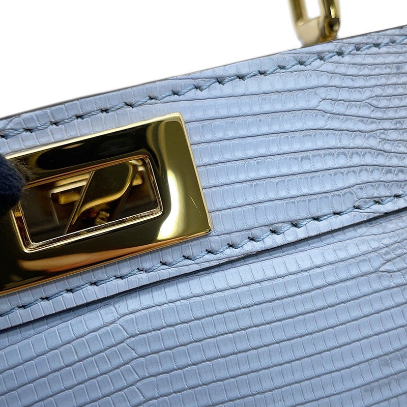 フェンディ ハンドバッグ ピーカブー アイシーユー ISeeU プチ リザード 8BN335 FENDI 2way