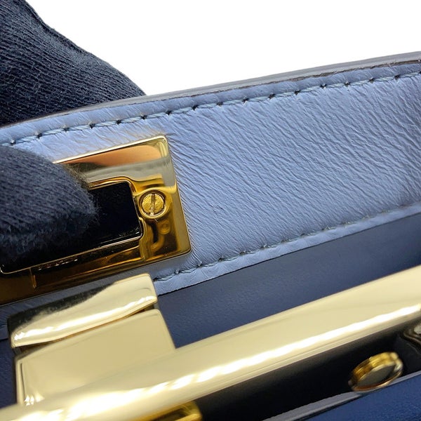 フェンディ ハンドバッグ ピーカブー アイシーユー ISeeU プチ リザード 8BN335 FENDI 2way
