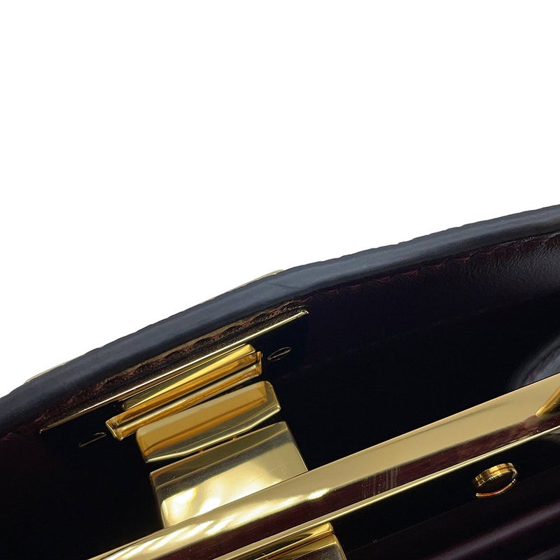 フェンディ ハンドバッグ ピーカブー アイシーユー ISeeU プチ リザード 8BN335 FENDI 2way