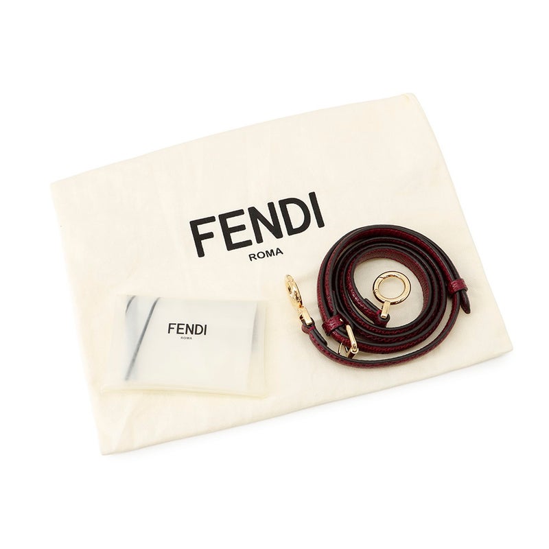 フェンディ ハンドバッグ ピーカブー アイシーユー ISeeU プチ リザード 8BN335 FENDI 2way