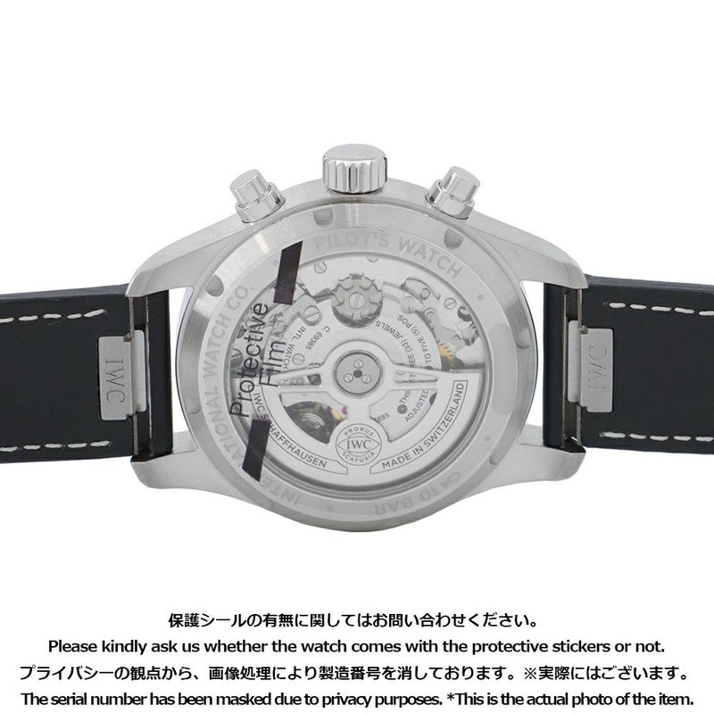 IWC パイロットウォッチ クロノグラフ IW388101 IWC 腕時計 ブルー文字盤