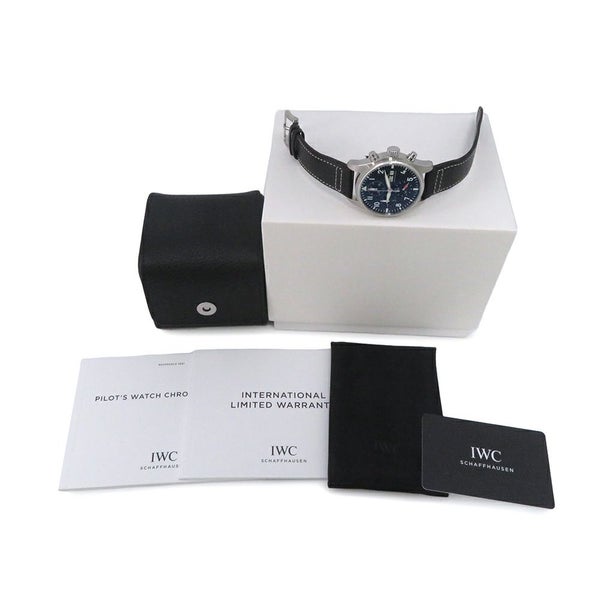 IWC パイロットウォッチ クロノグラフ IW388101 IWC 腕時計 ブルー文字盤