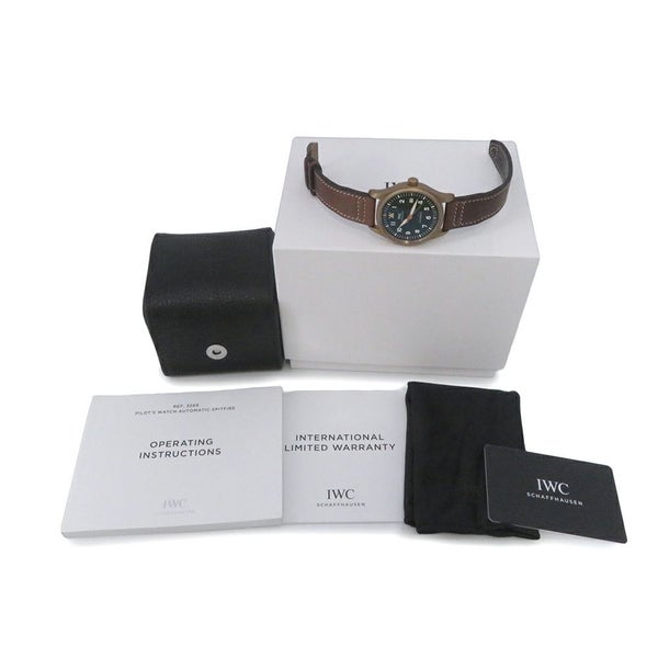 IWC パイロット・ウォッチ・オートマティック ・スピットファイア IW326802 腕時計 グリーン文字盤