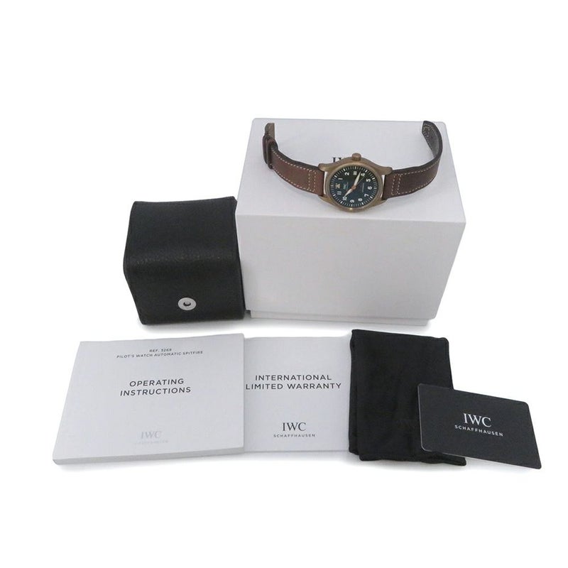IWC パイロット・ウォッチ・オートマティック ・スピットファイア IW326802 腕時計 グリーン文字盤