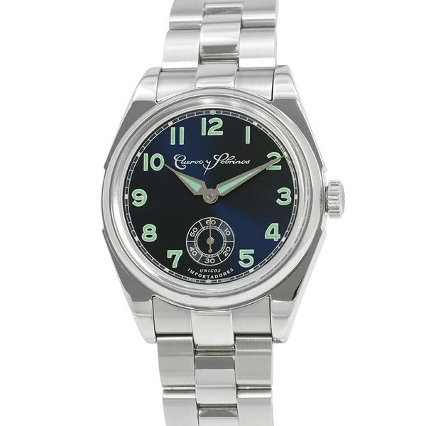 クエルボ・イ・ソブリノス ロブスト 3162B-1B Cuervo y Sobrinos 腕時計 ブルー文字盤