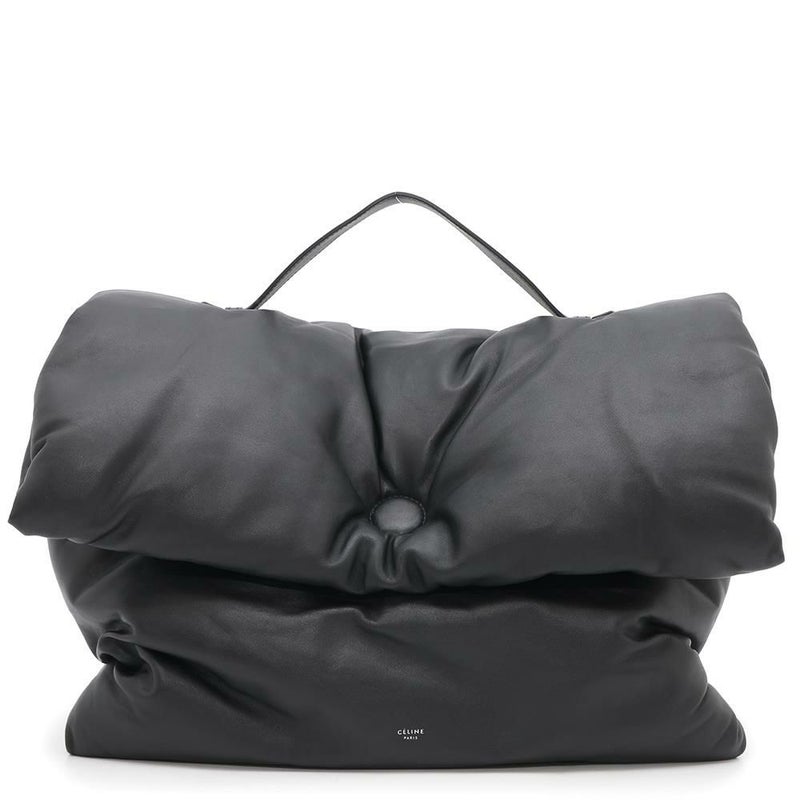 セリーヌ ハンドバッグ ピローバッグ レザー CELINE バッグ 黒