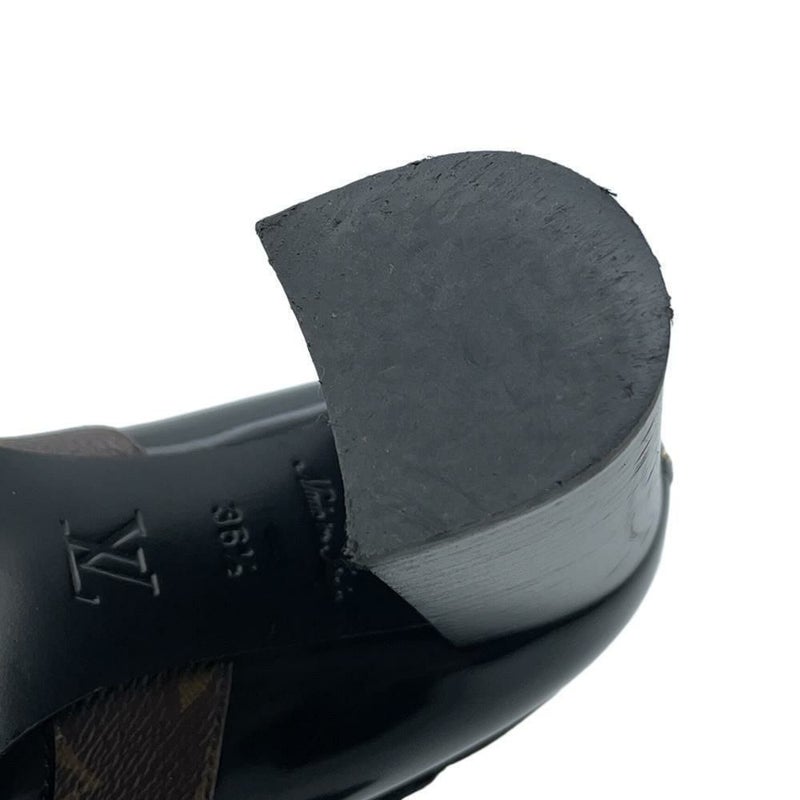 ルイヴィトン ブーツ スタートレイルライン モノグラム パテント レディースサイズ36 1/2 LOUIS VUITTON 靴 ブラック 黒