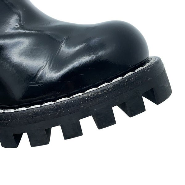 ルイヴィトン ブーツ スタートレイルライン モノグラム パテント レディースサイズ36 1/2 LOUIS VUITTON 靴 ブラック 黒