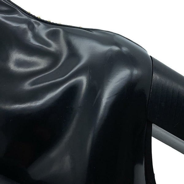 ルイヴィトン ブーツ スタートレイルライン モノグラム パテント レディースサイズ36 1/2 LOUIS VUITTON 靴 ブラック 黒