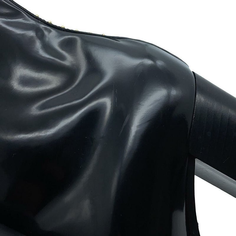 ルイヴィトン ブーツ スタートレイルライン モノグラム パテント レディースサイズ36 1/2 LOUIS VUITTON 靴 ブラック 黒