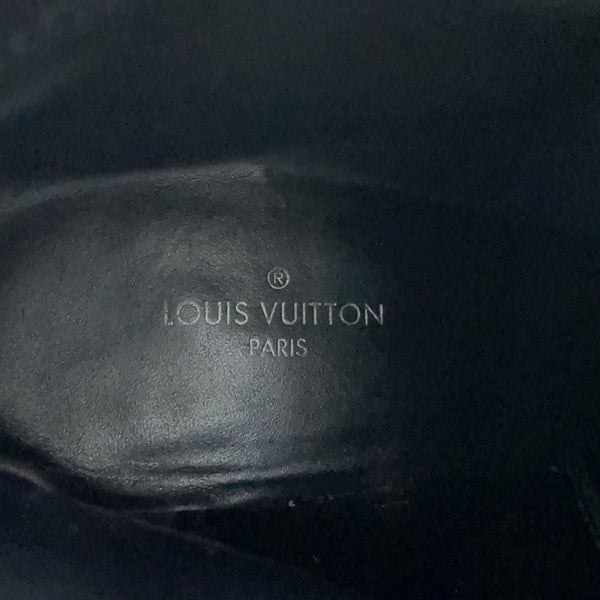 ルイヴィトン ブーツ スタートレイルライン モノグラム パテント レディースサイズ36 1/2 LOUIS VUITTON 靴 ブラック 黒