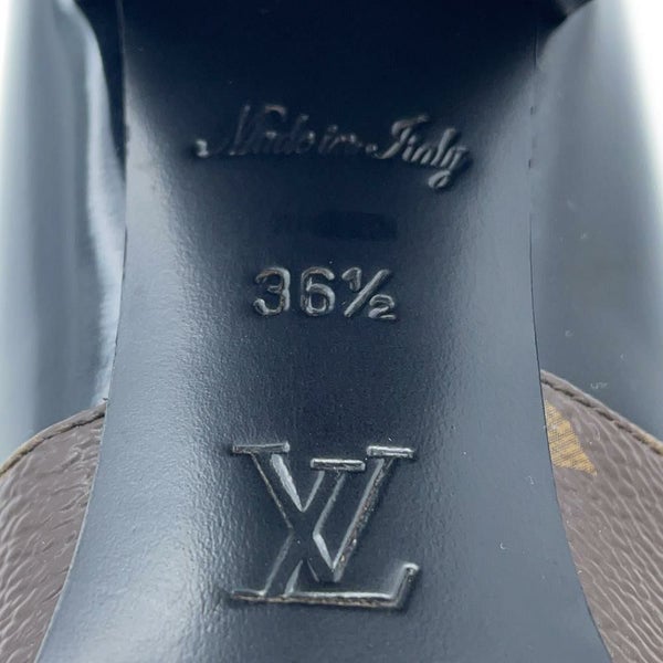 ルイヴィトン ブーツ スタートレイルライン モノグラム パテント レディースサイズ36 1/2 LOUIS VUITTON 靴 ブラック 黒