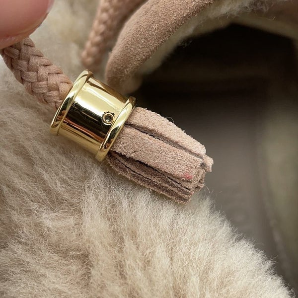 ルイヴィトン スニーカー モノグラムレースアップシューズ ムートン スエード レディースサイズ37 1/2 LOUIS VUITTON 靴