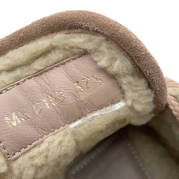 ルイヴィトン スニーカー モノグラムレースアップシューズ ムートン スエード レディースサイズ37 1/2 LOUIS VUITTON 靴