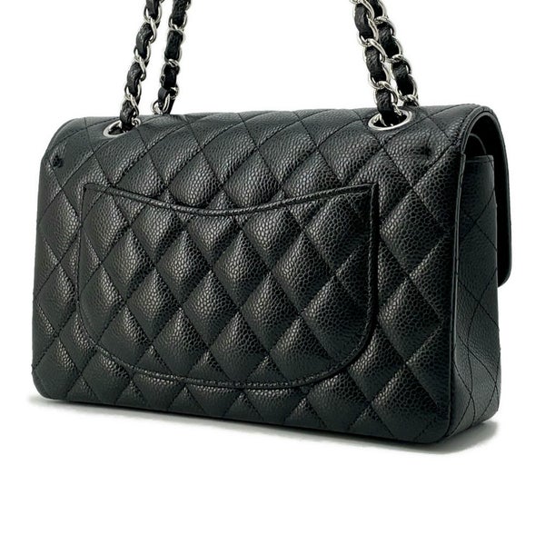シャネル チェーンショルダーバッグ マトラッセ23 ココマーク ダブルチェーン キャビアスキン A01113 CHANEL バッグ 黒
