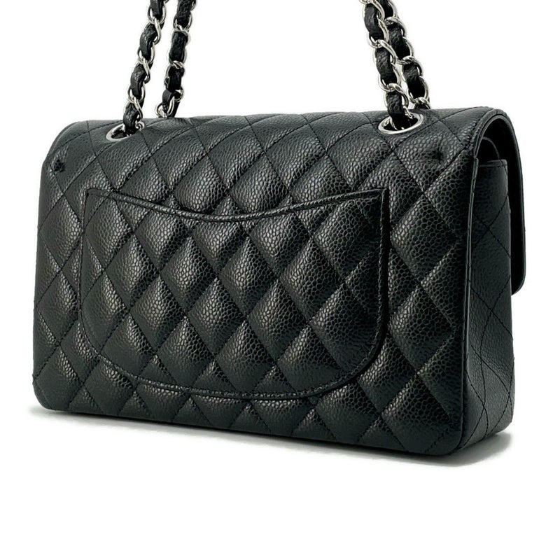 シャネル チェーンショルダーバッグ マトラッセ23 ココマーク ダブルチェーン キャビアスキン A01113 CHANEL バッグ 黒