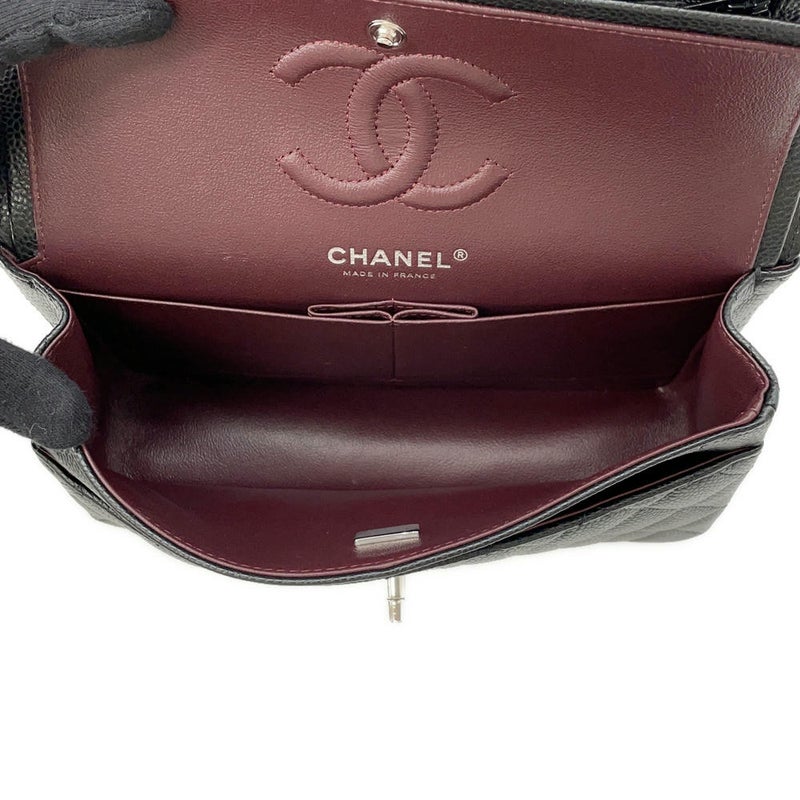 シャネル チェーンショルダーバッグ マトラッセ23 ココマーク ダブルチェーン キャビアスキン A01113 CHANEL バッグ 黒