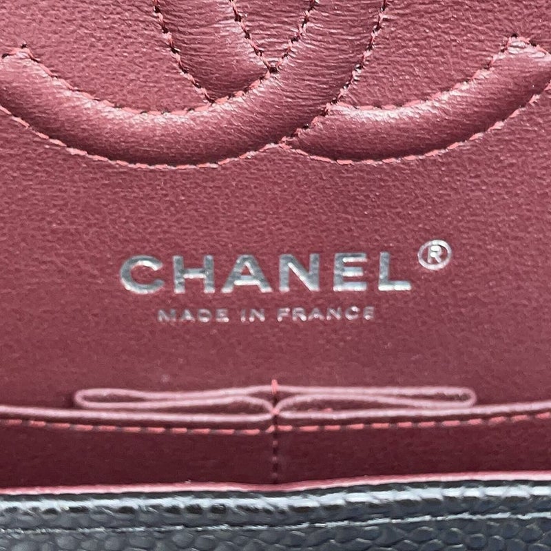 シャネル チェーンショルダーバッグ マトラッセ23 ココマーク ダブルチェーン キャビアスキン A01113 CHANEL バッグ 黒