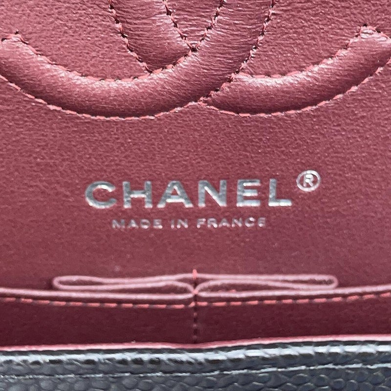 シャネル チェーンショルダーバッグ マトラッセ23 ココマーク ダブルチェーン キャビアスキン A01113 CHANEL バッグ 黒