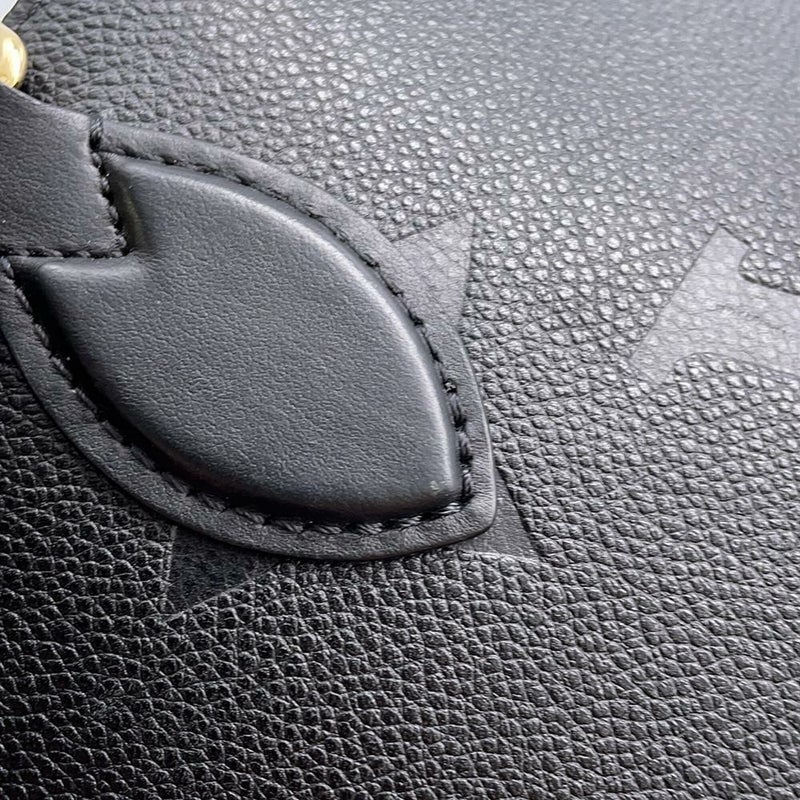 ルイヴィトン トートバッグ オンザゴー PM モノグラム アンプラント M45653 LOUIS VUITTON 2wayショルダー 黒