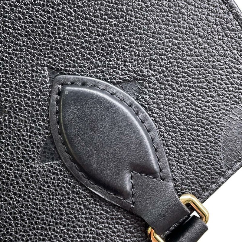 ルイヴィトン トートバッグ オンザゴー PM モノグラム アンプラント M45653 LOUIS VUITTON 2wayショルダー 黒