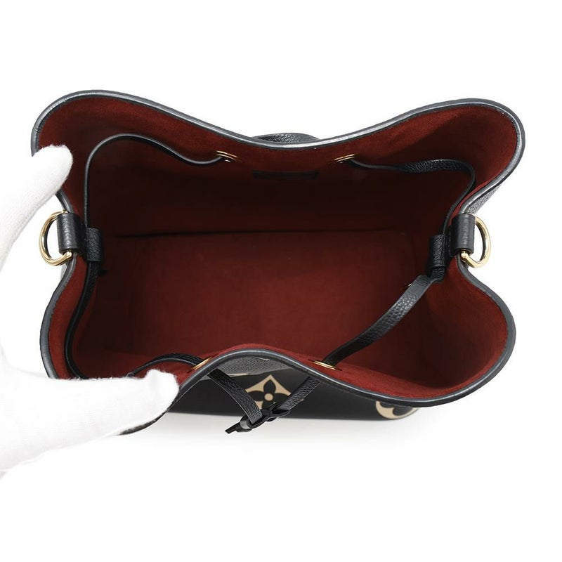 ルイヴィトン ショルダーバッグ バイカラーモノグラム・アンプラント ネオノエMM M45497 LOUIS VUITTON 2wayハンドバッグ 黒