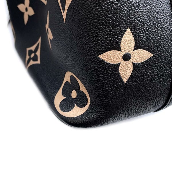 ルイヴィトン ショルダーバッグ バイカラーモノグラム・アンプラント ネオノエMM M45497 LOUIS VUITTON 2wayハンドバッグ 黒