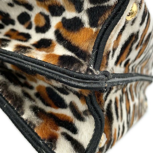 フェンディ ハンドバッグ ピーカブー アイシーユー ISEEU レオパード スモール ハラコ 8BN327 FENDI 2way